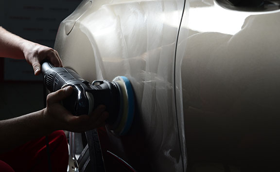 Auto body polishing