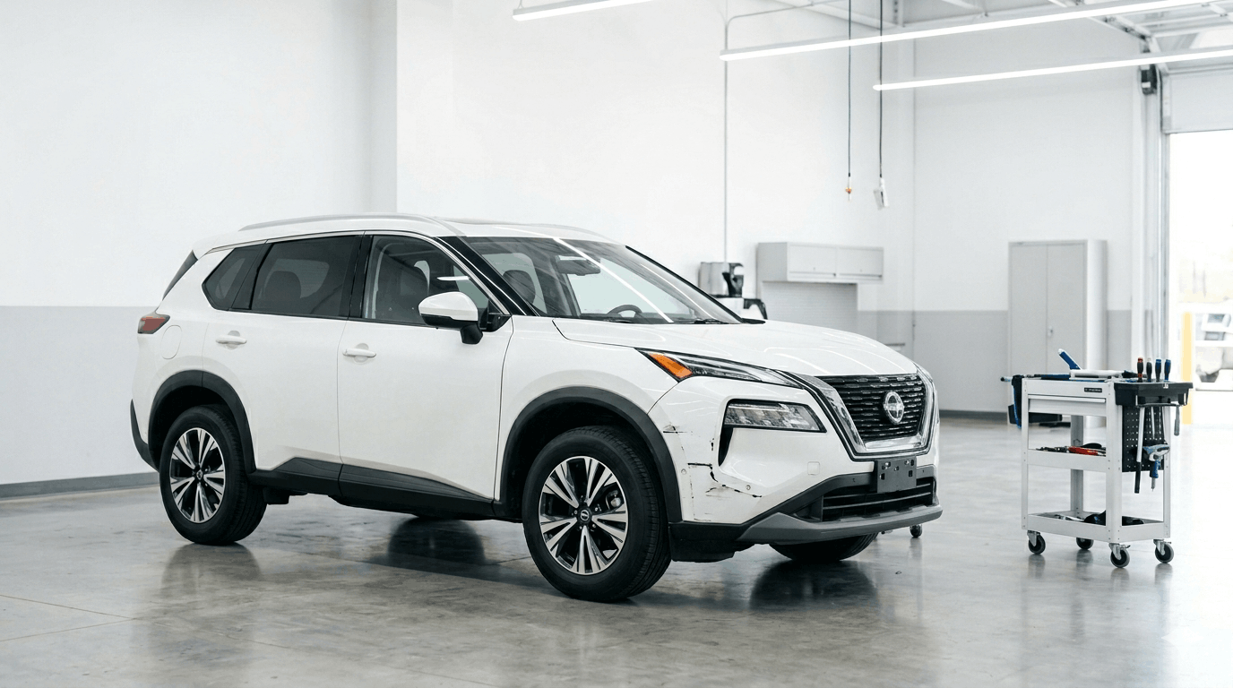 Nissan certified collision repair.