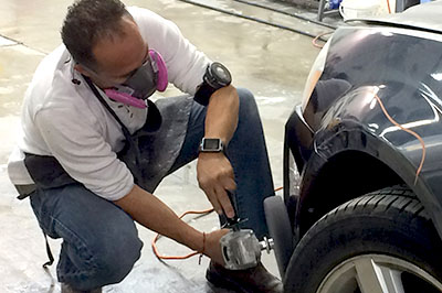 Refinishing preparation