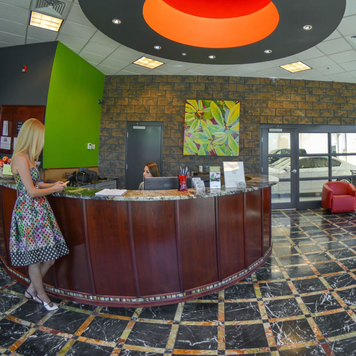 EURO Collision Center customer service check in area