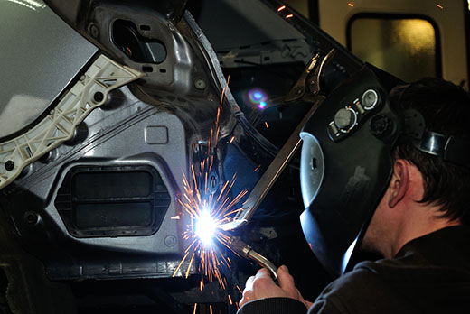 Auto frame straightening
