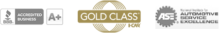 Certified Gold Class I-Car and ASE